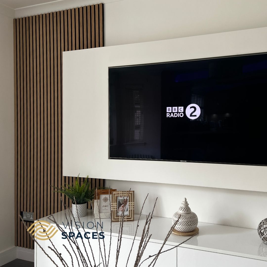 Acoustic Slat Wall Panel Oak