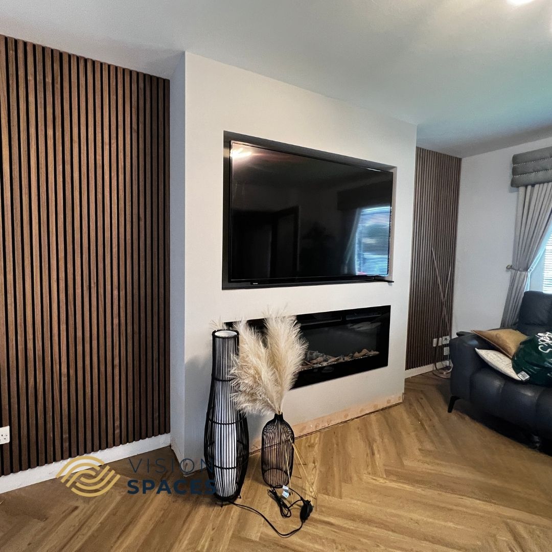 Acoustic Slat Wall Panel Walnut - Trade