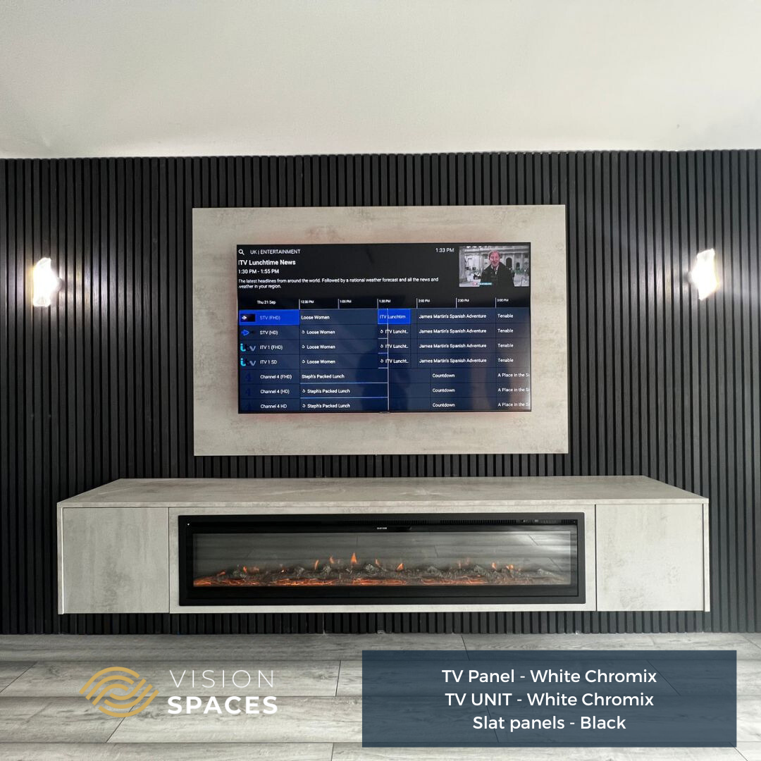 Media Wall Bundle Three - Fireplace