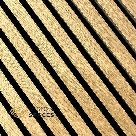 Acoustic Slat Wall Panel Oak