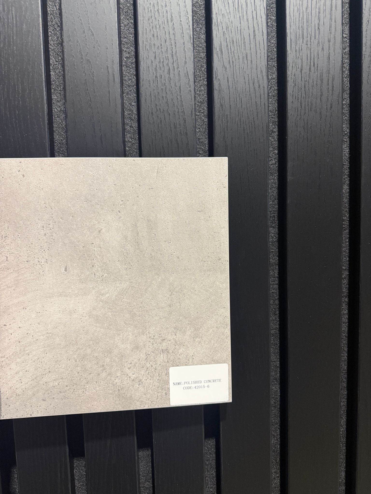Acoustic Slat Panel Black (Premium)