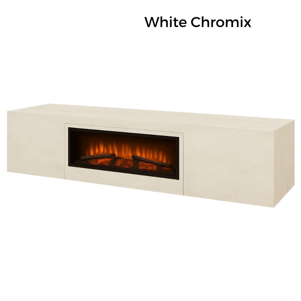 Floating TV Unit - 2 Meters (42 Inch Fire Included)