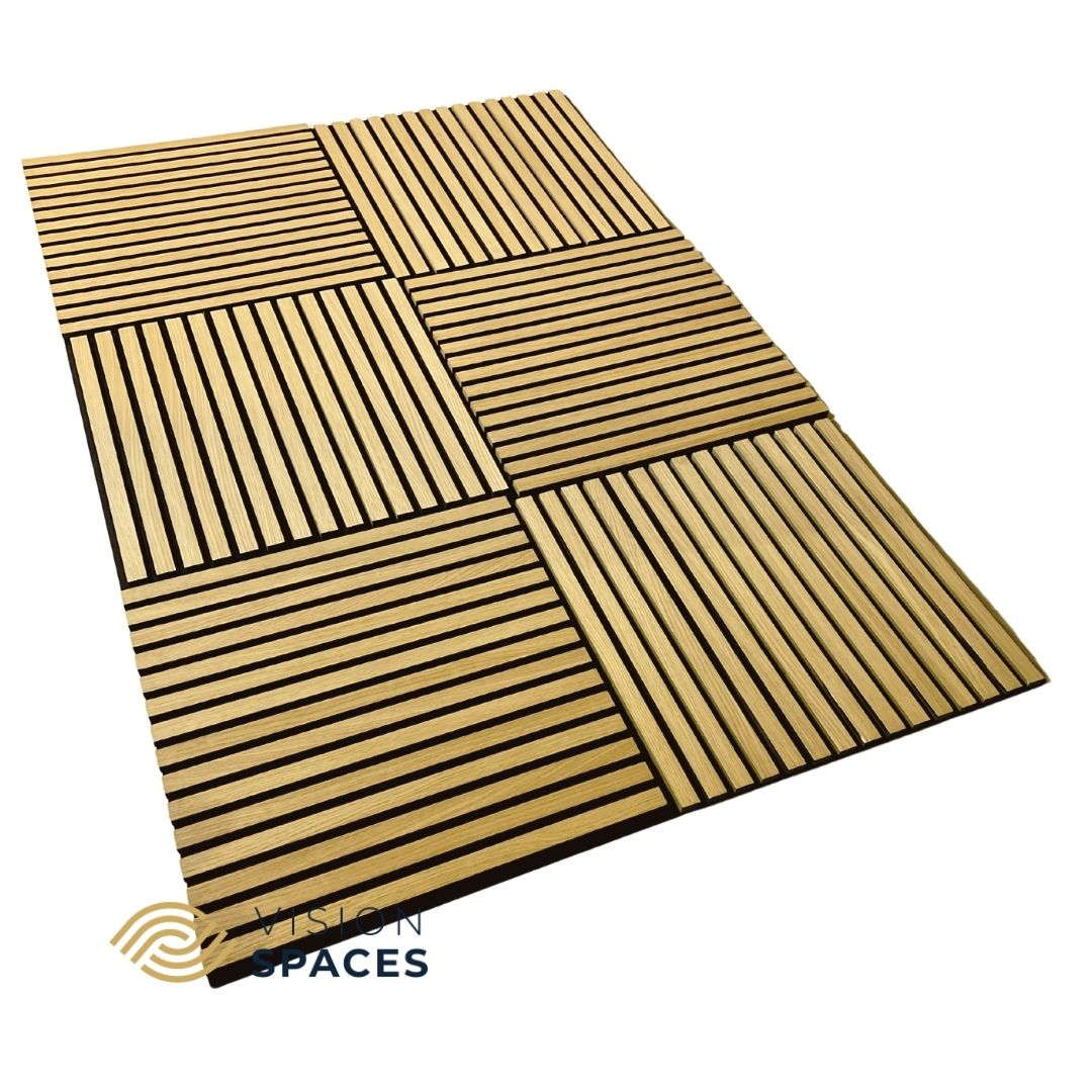 Acoustic Slat Wall Panel Oak