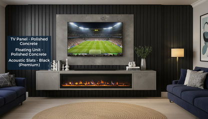 Media Wall Bundle Three - Fireplace