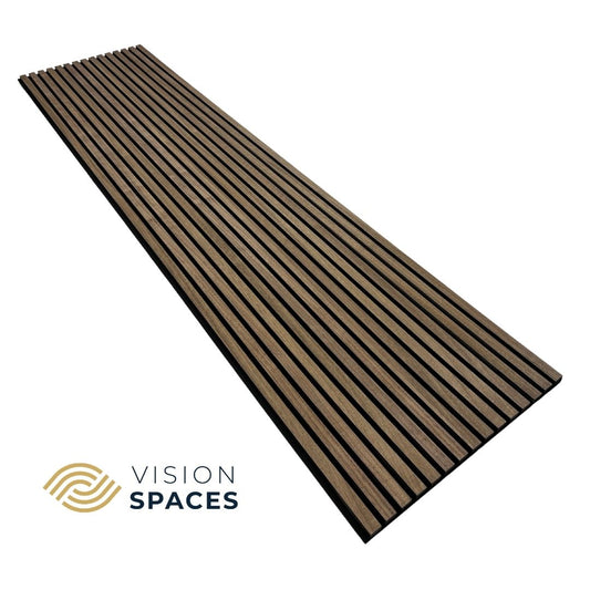 Acoustic Slat Wall Panel Walnut