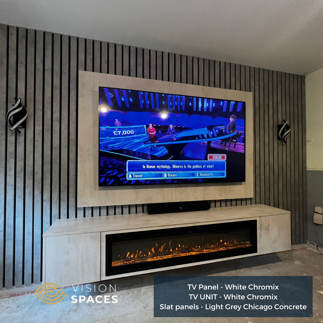 Media Wall Bundle Three - Fireplace