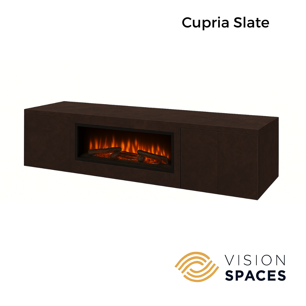 Floating TV Unit - 2 Meters (42 Inch Fire Included)