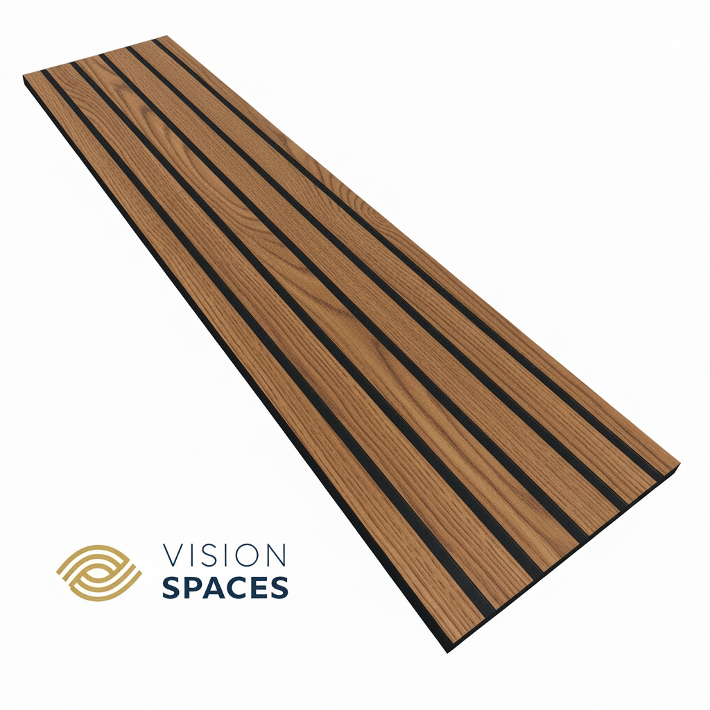 Acoustic Slat Panel American Walnut (Premium)