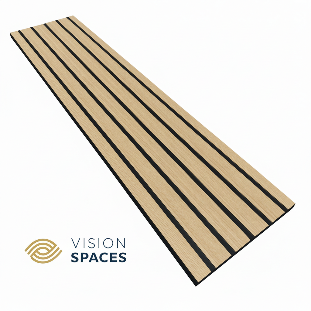 Acoustic Slat Panel Natural Oak (Premium)