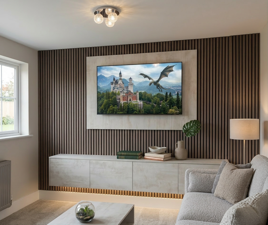 Media Wall Bundle Two - Floating Unit