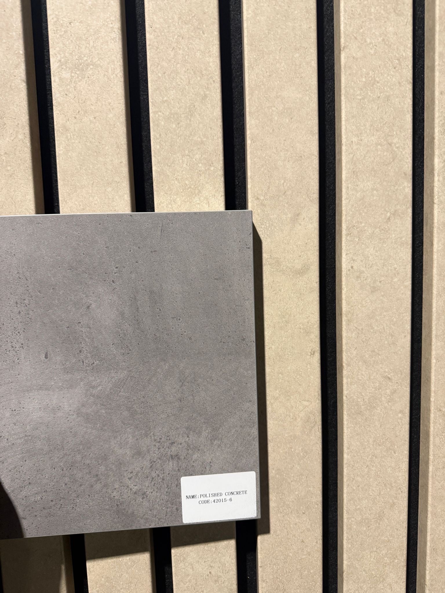 Acoustic Slat Panel Sandstone (Premium)