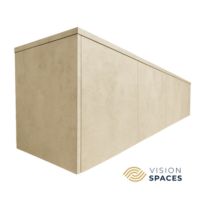Floating TV Unit - 2.4 Meters (4 Doors)