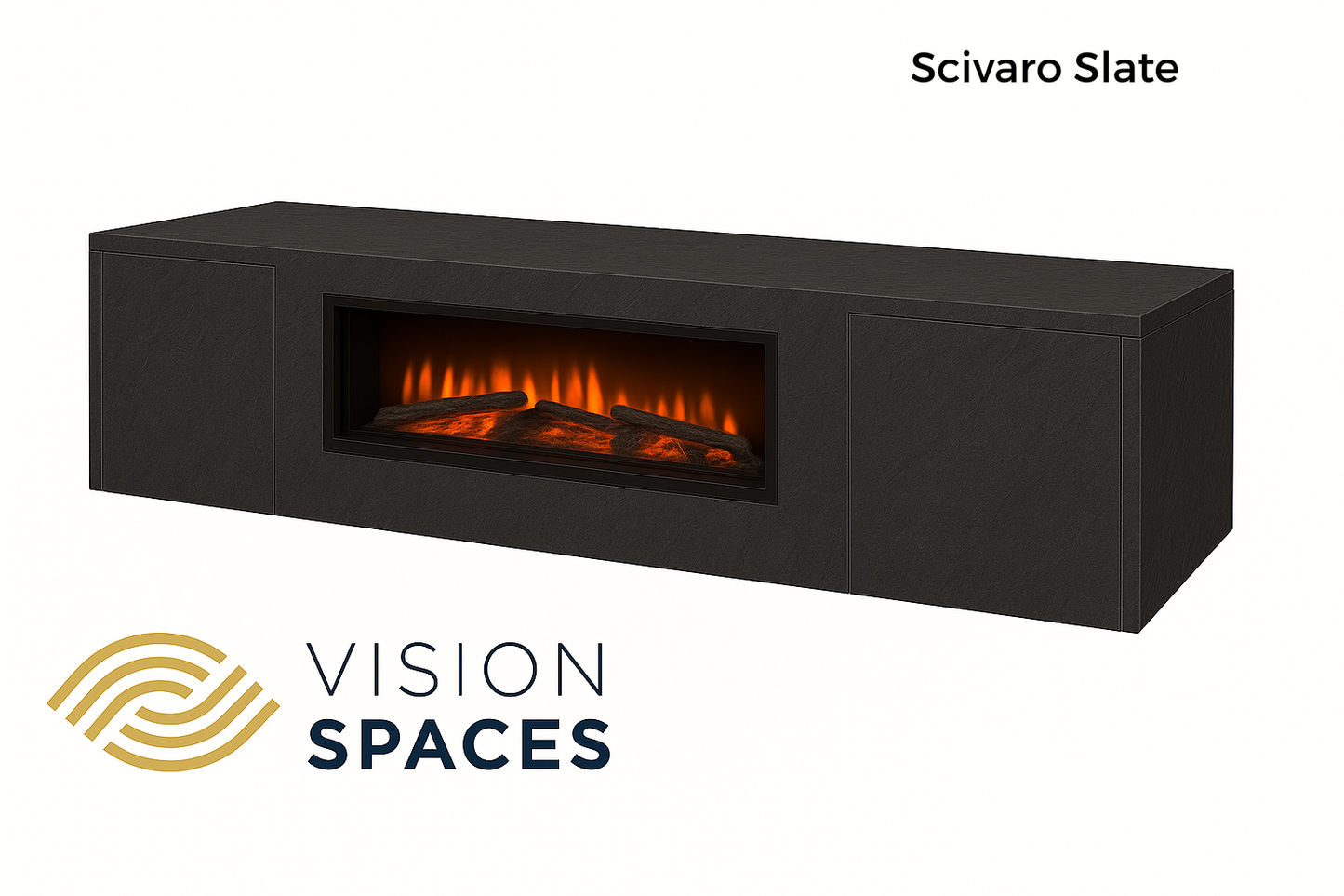 Floating TV Unit - 2 Meters (40 Inch Fire Included)