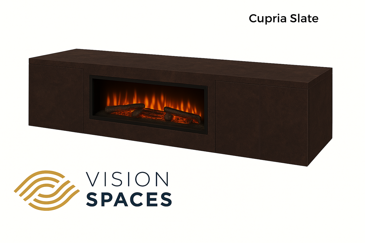Floating TV Unit - 2 Meters (40 Inch Fire Included)