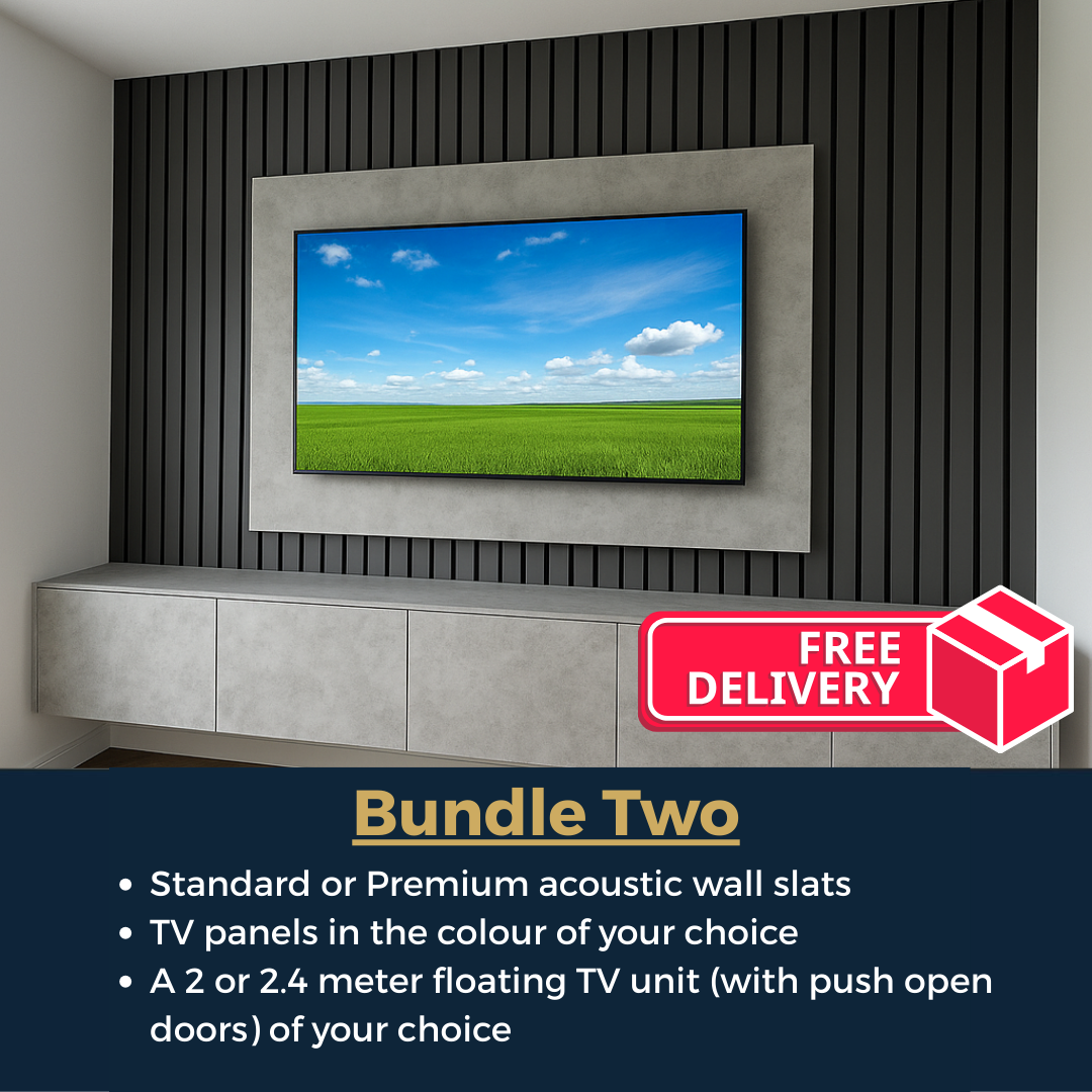 Media Wall Bundle Two - Floating Unit