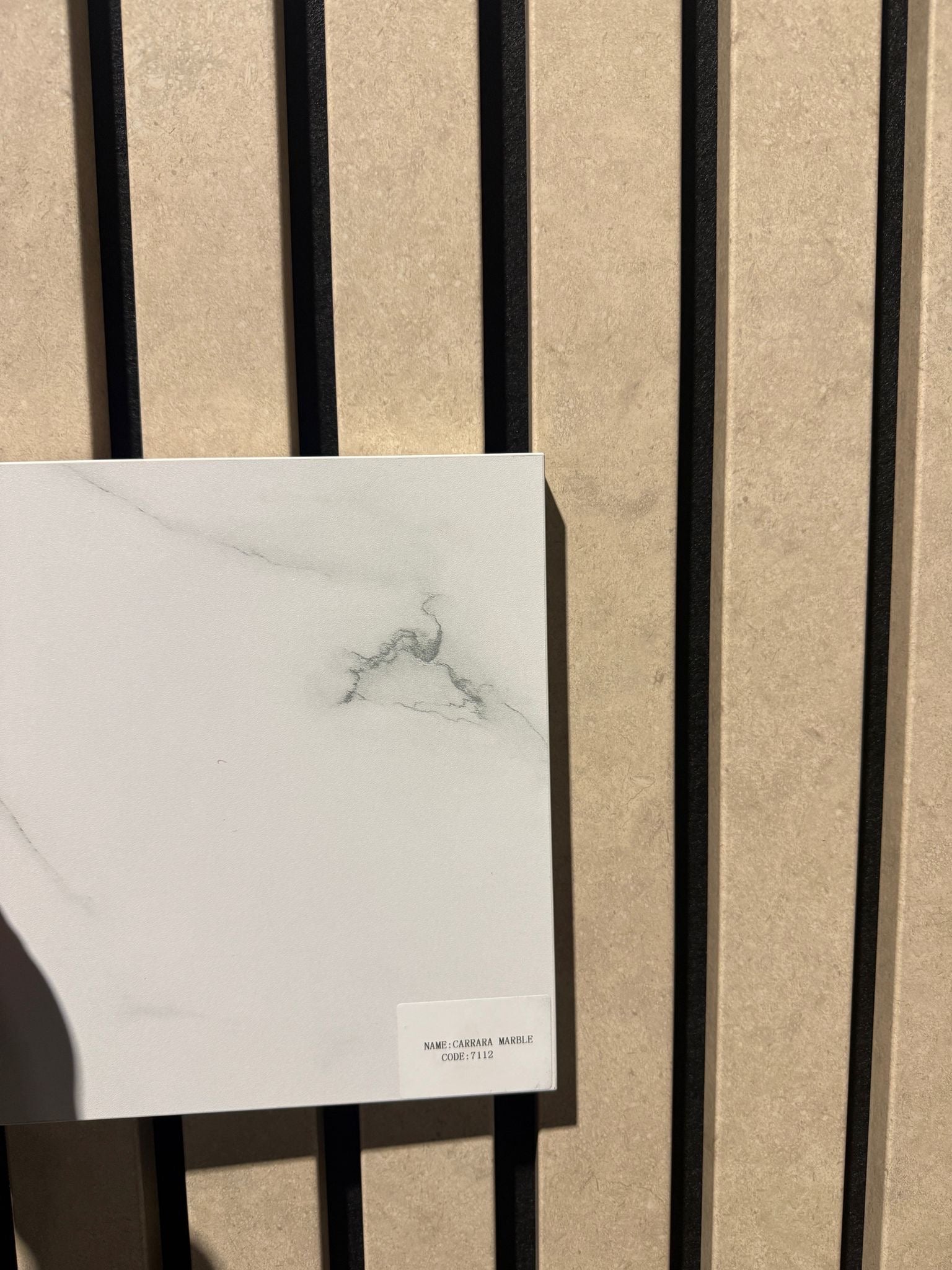 Acoustic Slat Panel Sandstone (Premium)