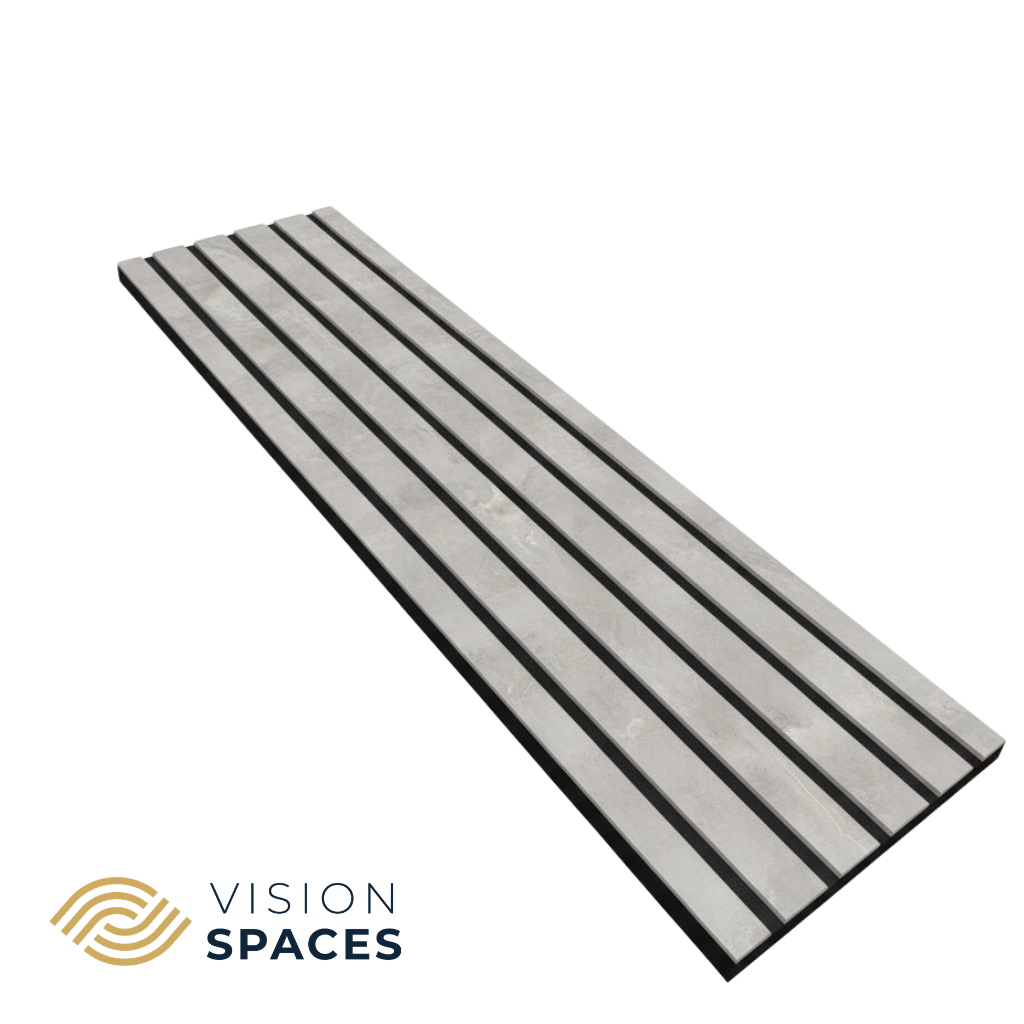 Acoustic Slat Panel Venetian Plaster (Premium) – Vision Spaces UK