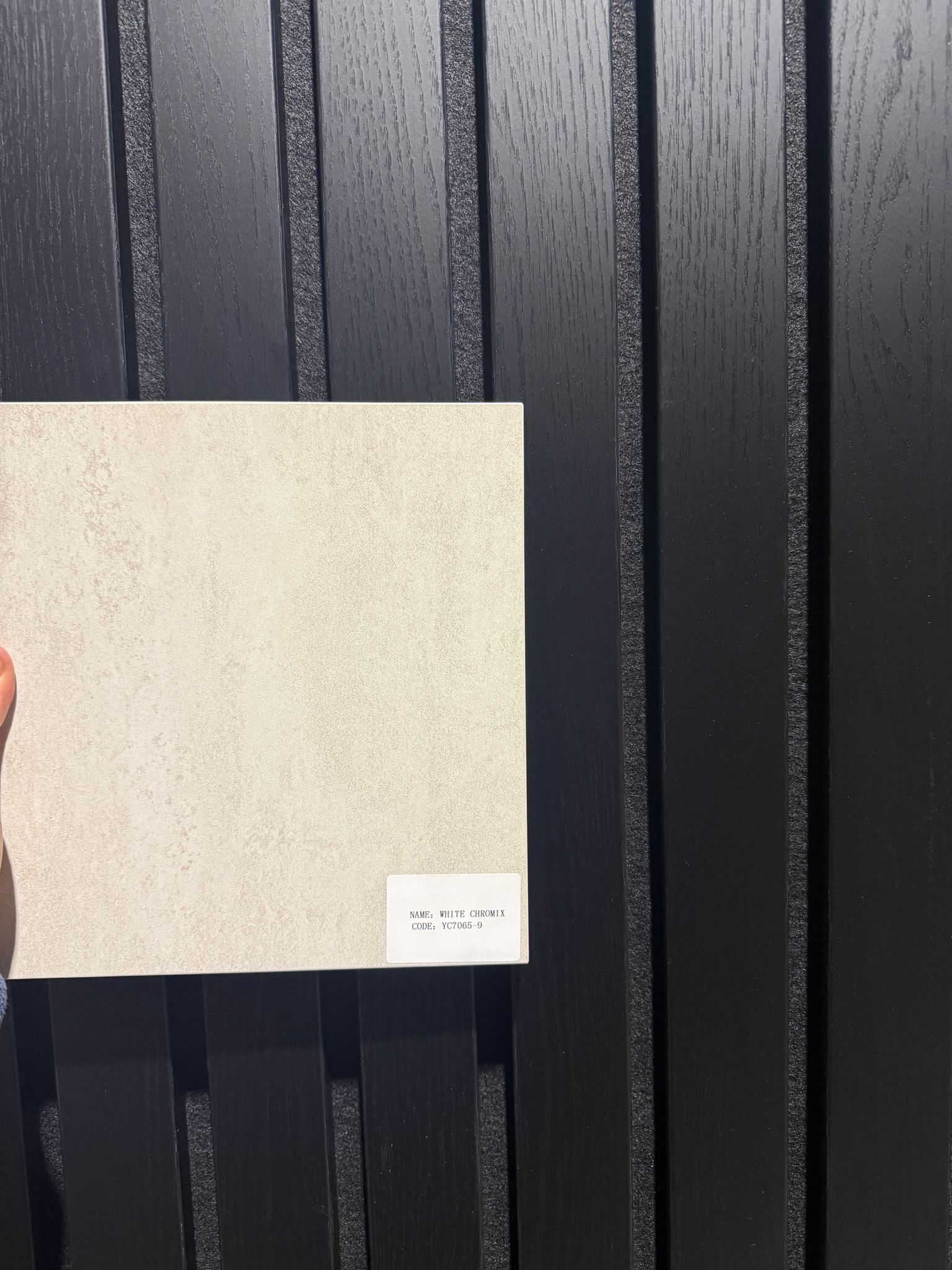 Acoustic Slat Panel Black (Premium)